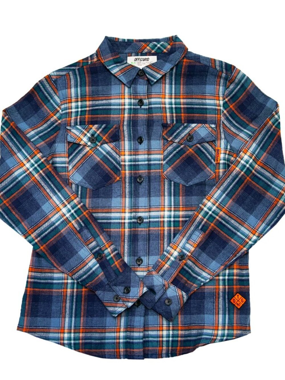Off The Grid Surplus Campbell Women's Flannel - Navy